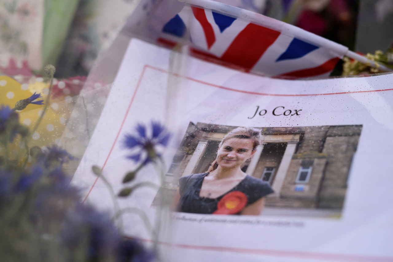 Labour lawmaker Jo Cox was murdered by a far-right extremist in June 2016. – AFP pic, October 17, 2021