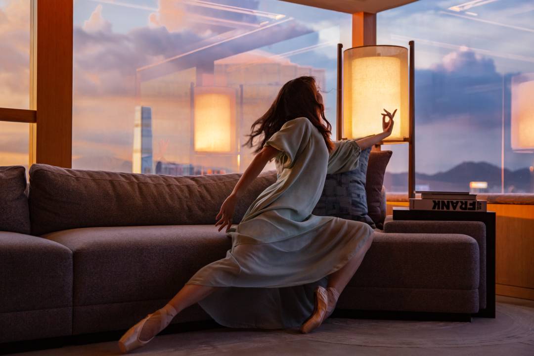 A shot of the video installation at the Upper House in Hong Kong. – Pic courtesy of Swire Hotels