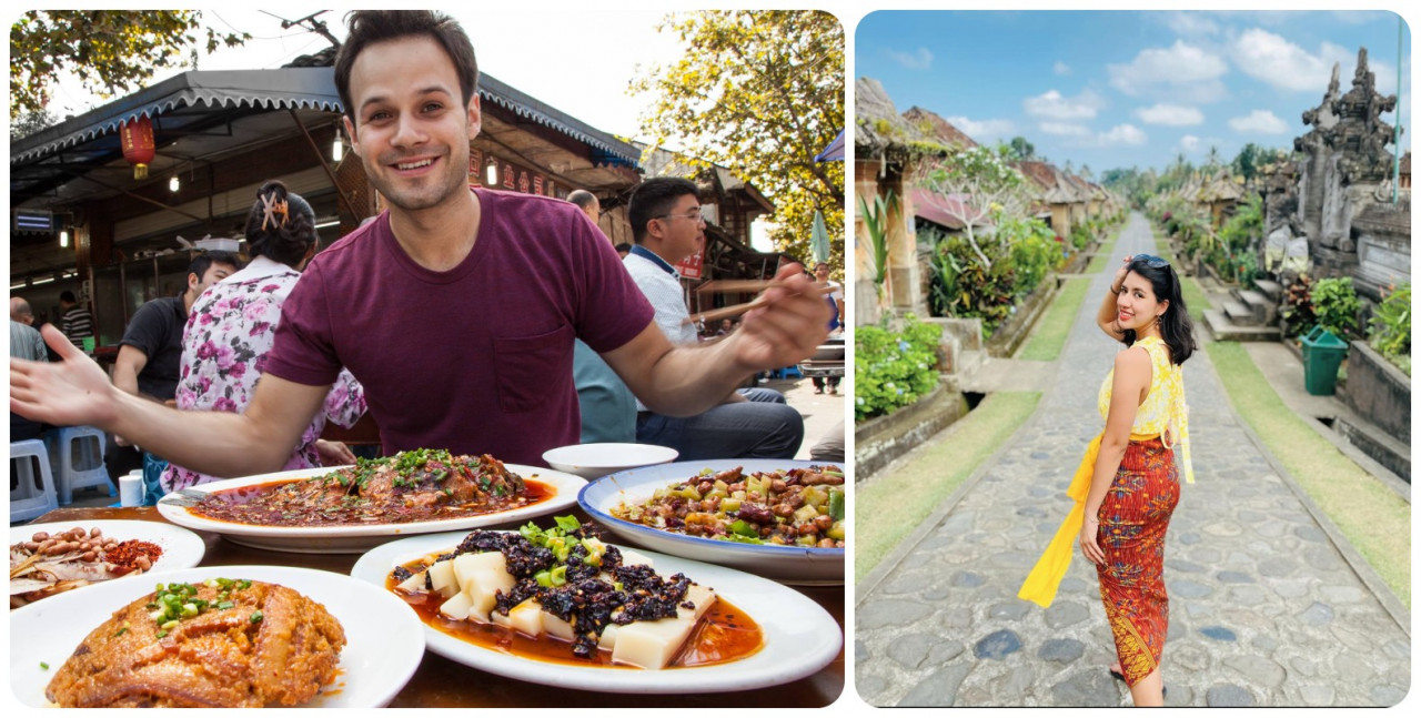 Trevor James (The Food Ranger) and Nazneen Judge. – Facebook pic and Instagram pic