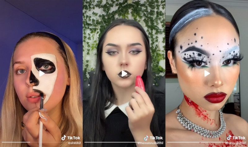 This week's TikTok beauty trick: Haunting Halloween makeup
