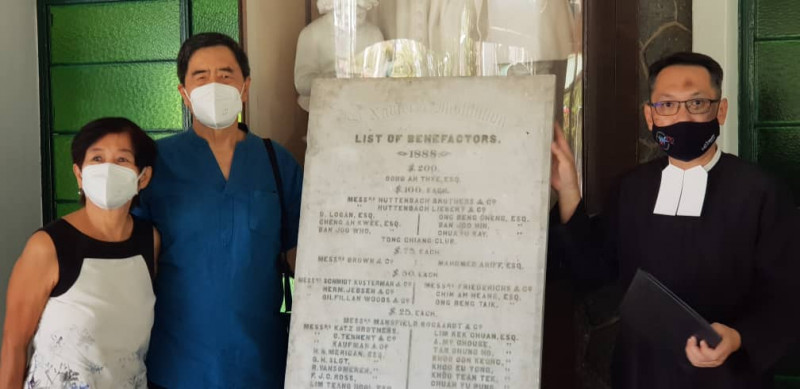 St Xavier’s Institution sees return of 19th-century marble plaque 