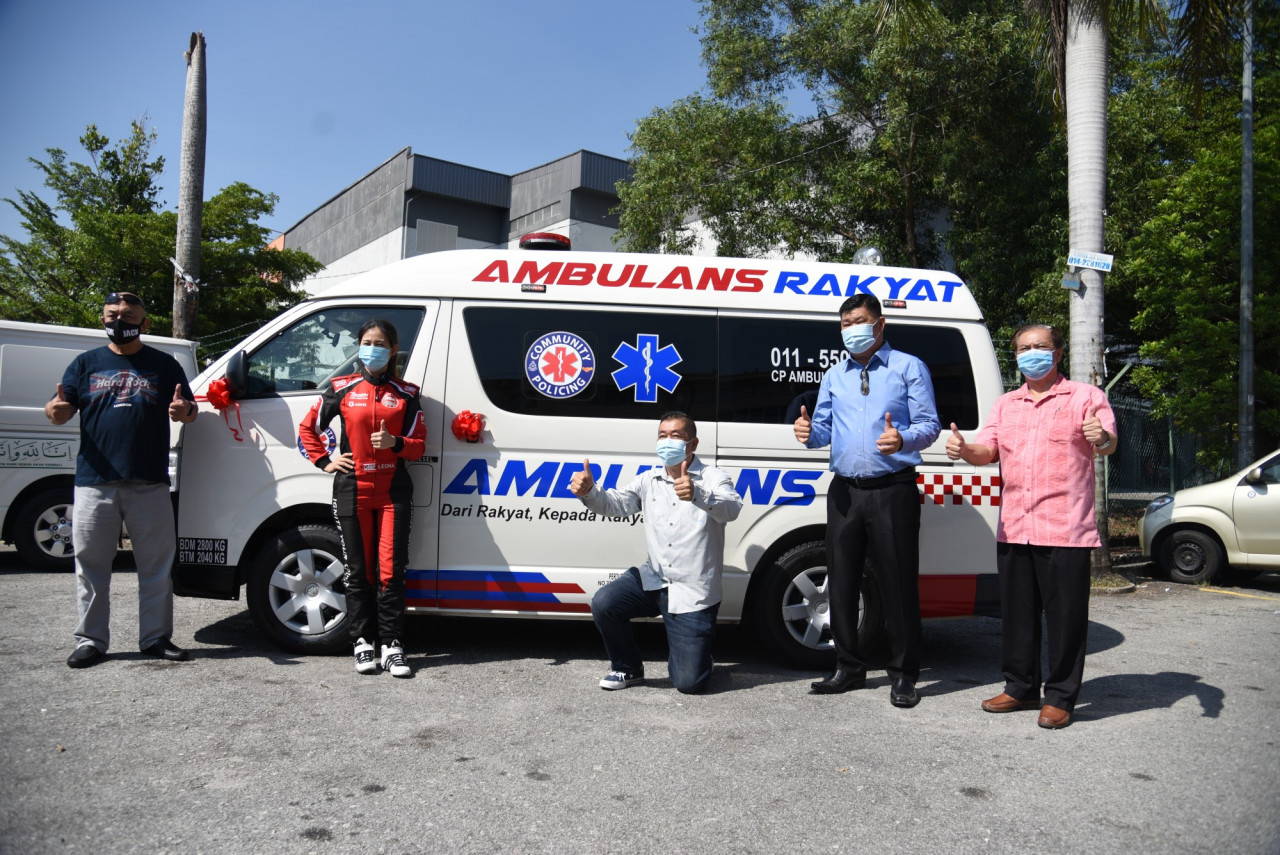The Covid commando initiative is set up to help frontliners overcome the pandemic together by offering ambulance services to the underprivileged free of charge. – Pic courtesy of Kuan Chee Heng