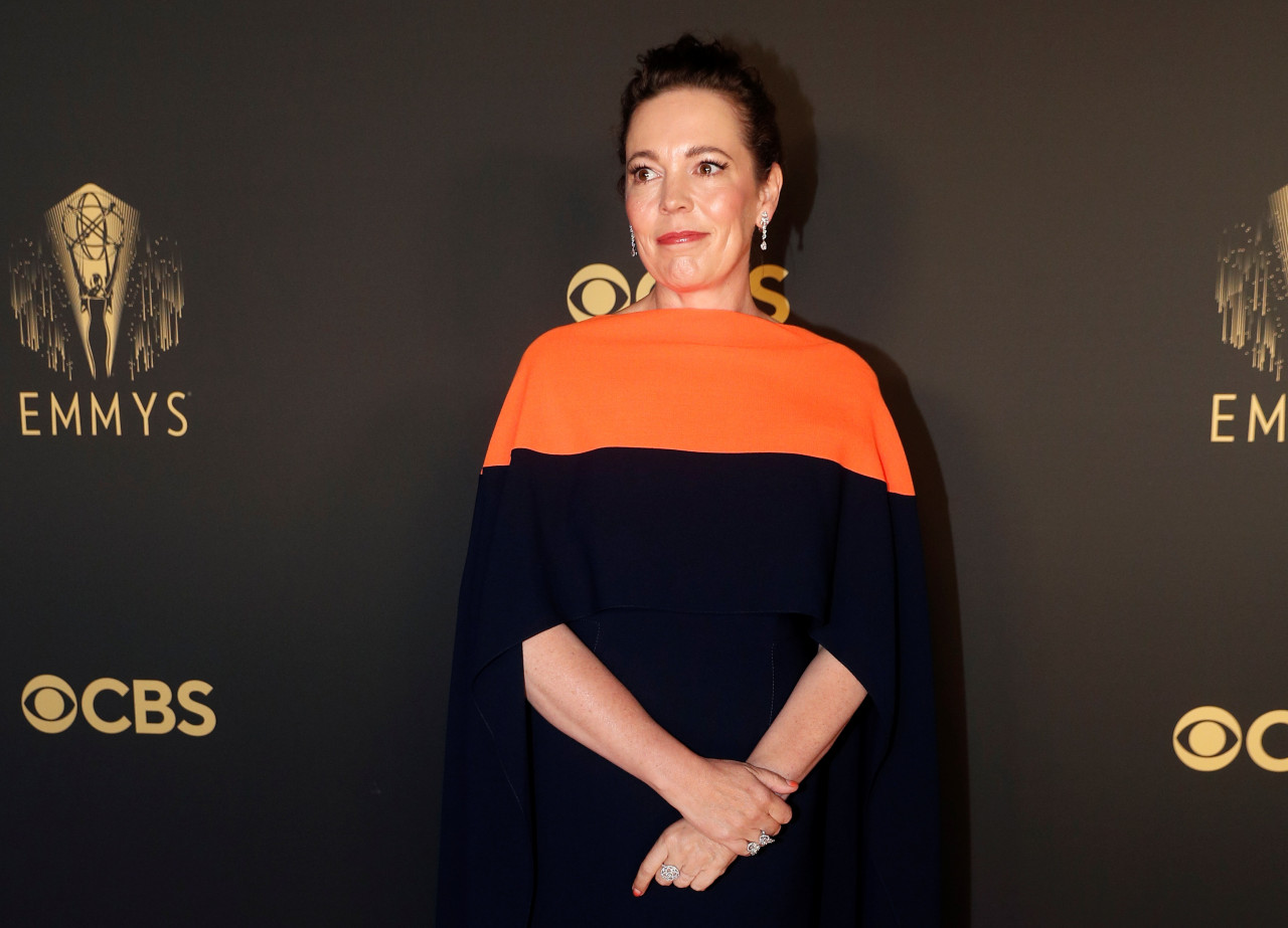 Cast member Olivia Colman arriving at the Netflix UK Primetime Emmy Red Carpet for 'The Crown' in London, Britain, September 19, 2021. – Reuters pic