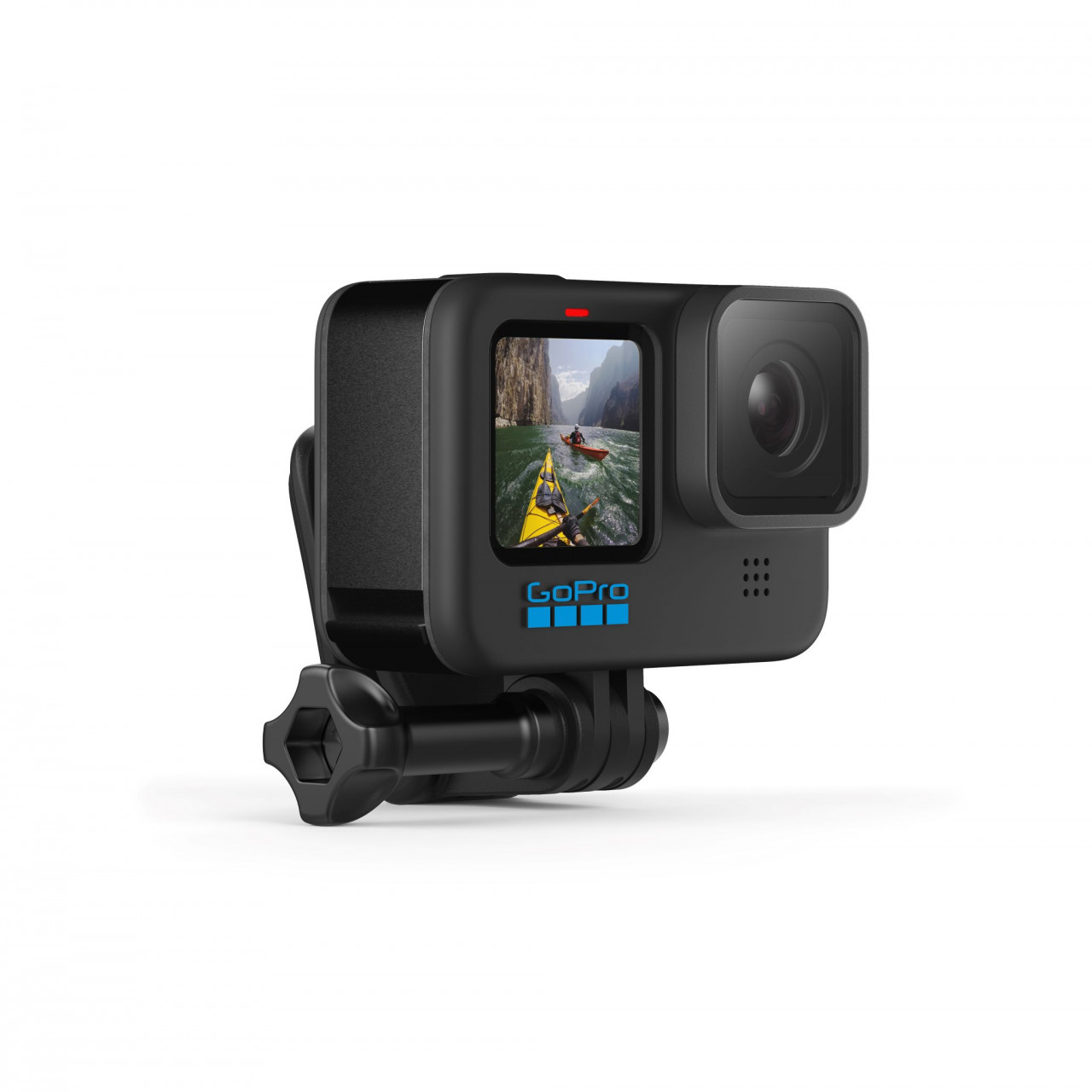 The Hero10 Black attached to a QuickClip. – Pic courtesy of GoPro