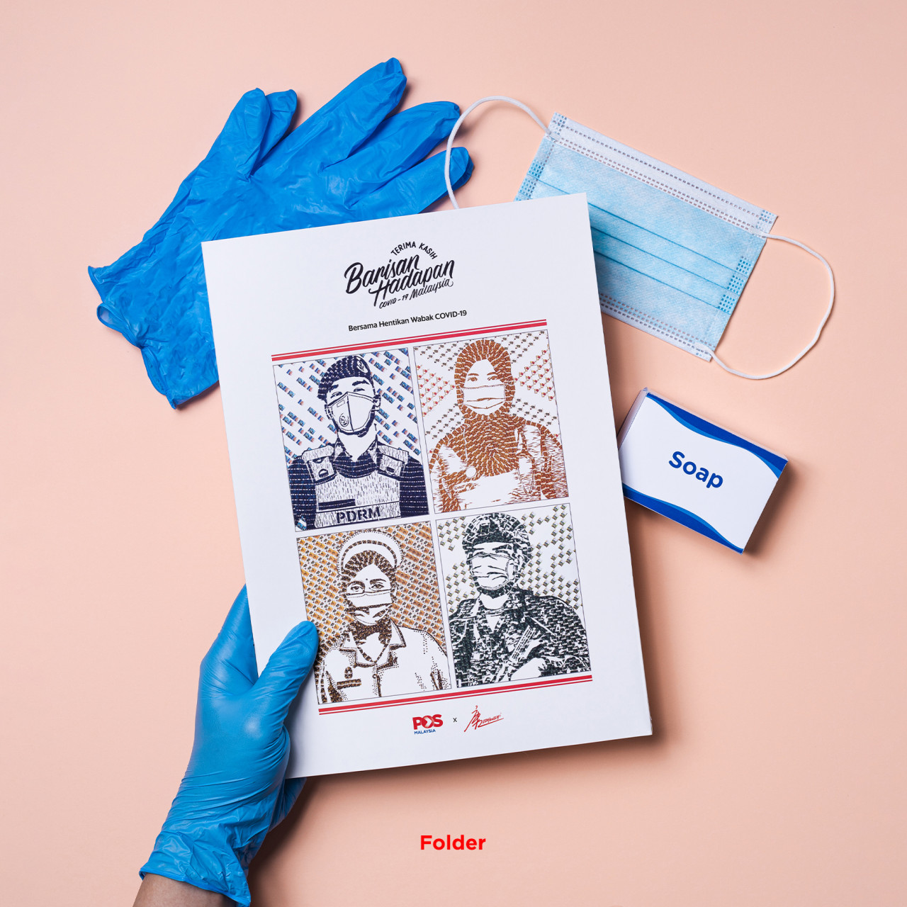 The folder is on sale for RM6 a piece and is available in a quantity of 1,800. – Pic courtesy of Pos Malaysia