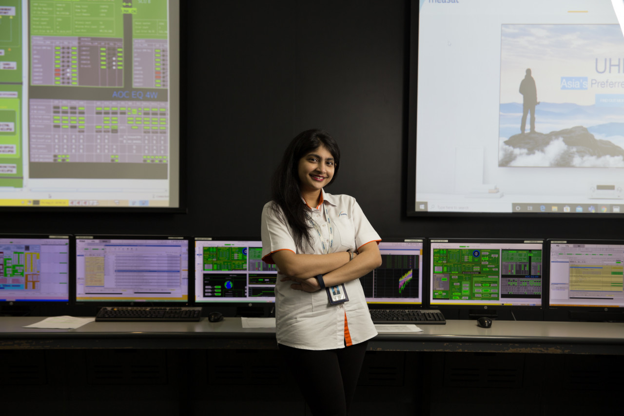Brelveenraj Kaur Rajwant Singh joined Measat three years ago. – Pic courtesy of Measat