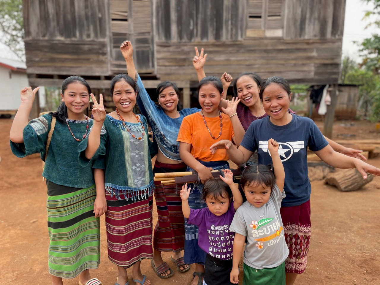 Katu Village, Laos - The Weaving Sisters Family. – Pic courtesy of Ahpada