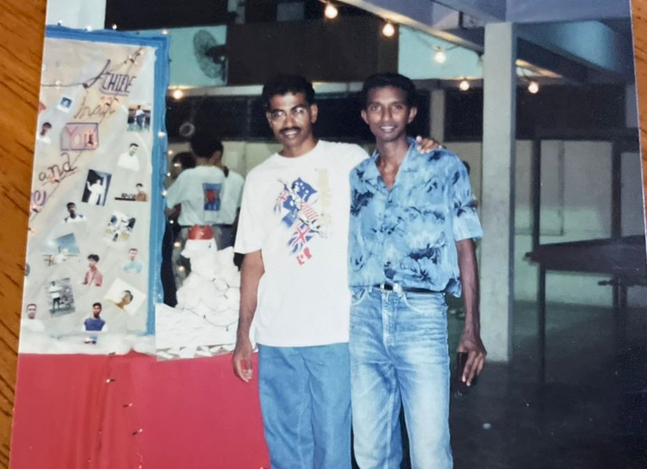 Paul Gnanapragasam during his training days at Montfort. – Pic courtesy of Montfort Boys Town