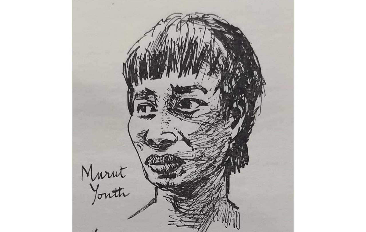 A sketch, believed by the British, of a Murut youth. – Pic courtesy of Kumis Kumis, September 4, 2021