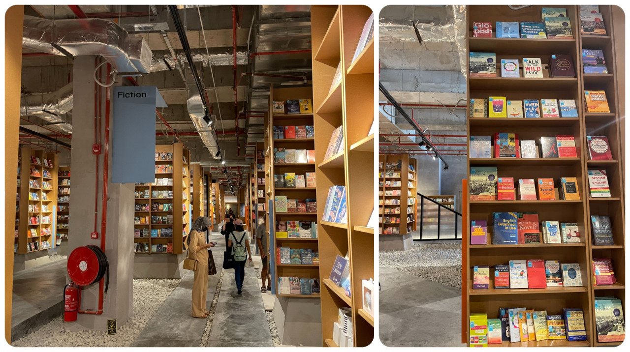 Shelves and shelves of books as far as the eye can see. – Haikal Fernandez pic