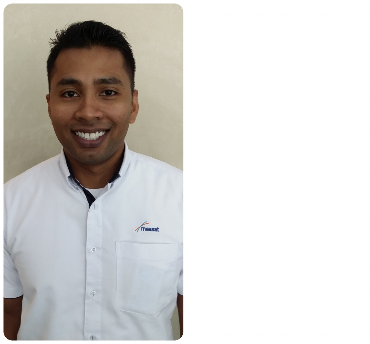 Shame’er Shah Kamal has been with Measat for 14 years. – Pic courtesy of Measat