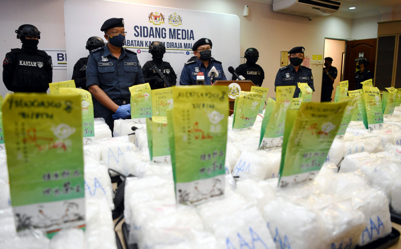 Customs Dept makes RM14.4 mil meth bust at KLIA