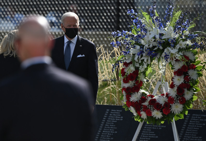 Biden concludes visit to all three 9/11 attack sites