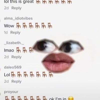 Why is the chair emoji causing a sensation on social media?