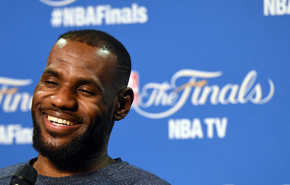 Los Angeles Lakers' LeBron James, came in fifth on the list with RM398.1 million in earnings