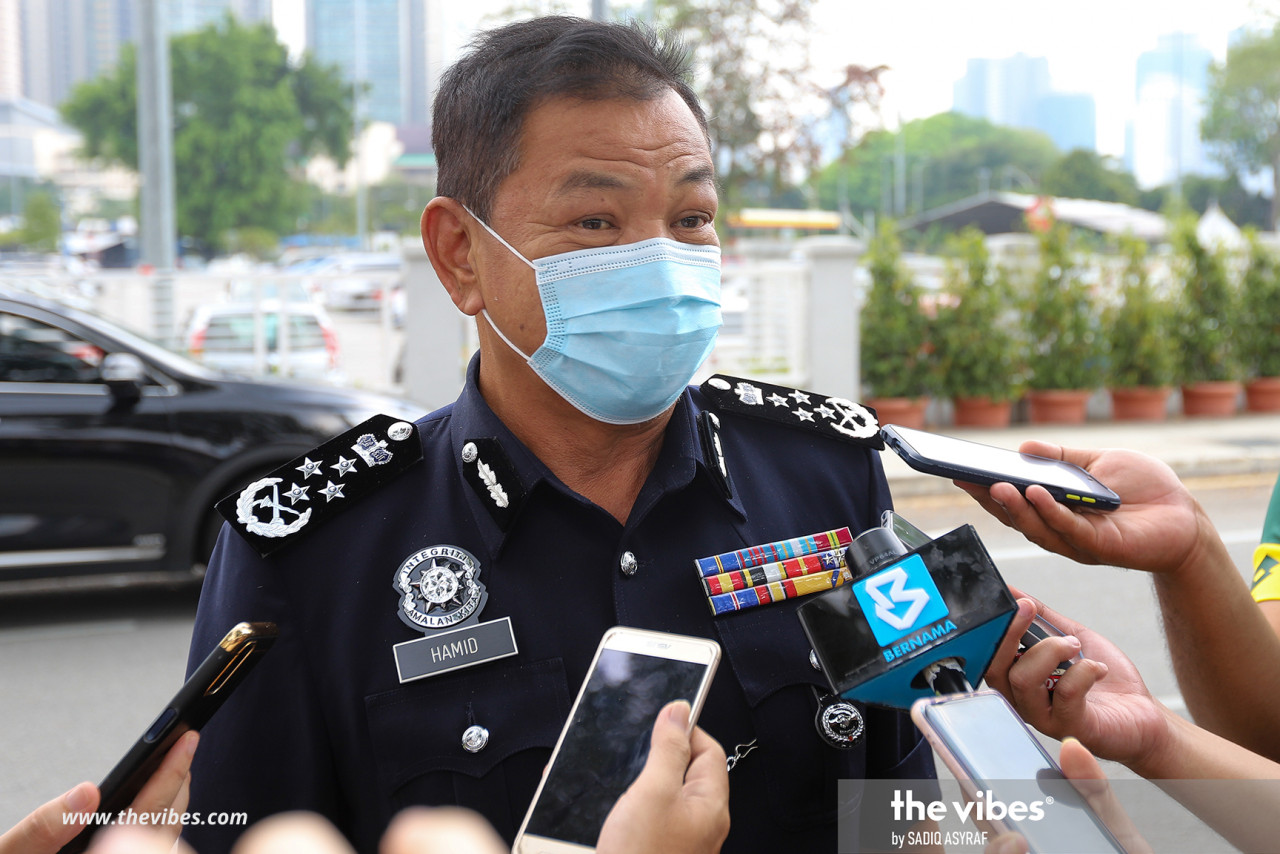 Inspector-General of Police Tan Sri Abdul Hamid Bador says claims of a cartel within the police force will be addressed without the need to lodge a report with the Police Force Commission. – The Vibes file pic, March 23, 2021