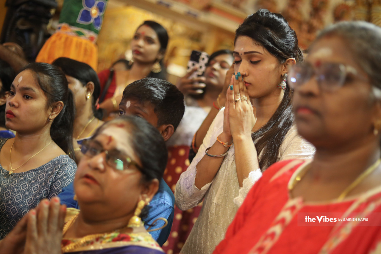 The joy of Tamil New Year, also known as Puthandu is reflected in the clothing worn by the Tamil community, with traditional garments and bright colours adding to the festive atmosphere. – SAIRIEN NAFIS/The Vibes pic, April 15, 2023