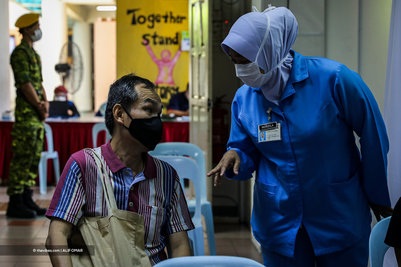 Getting vaccinated is a personal and social responsibility, says a recipient today. – ALIF OMAR/The Vibes pic, June 4, 2021