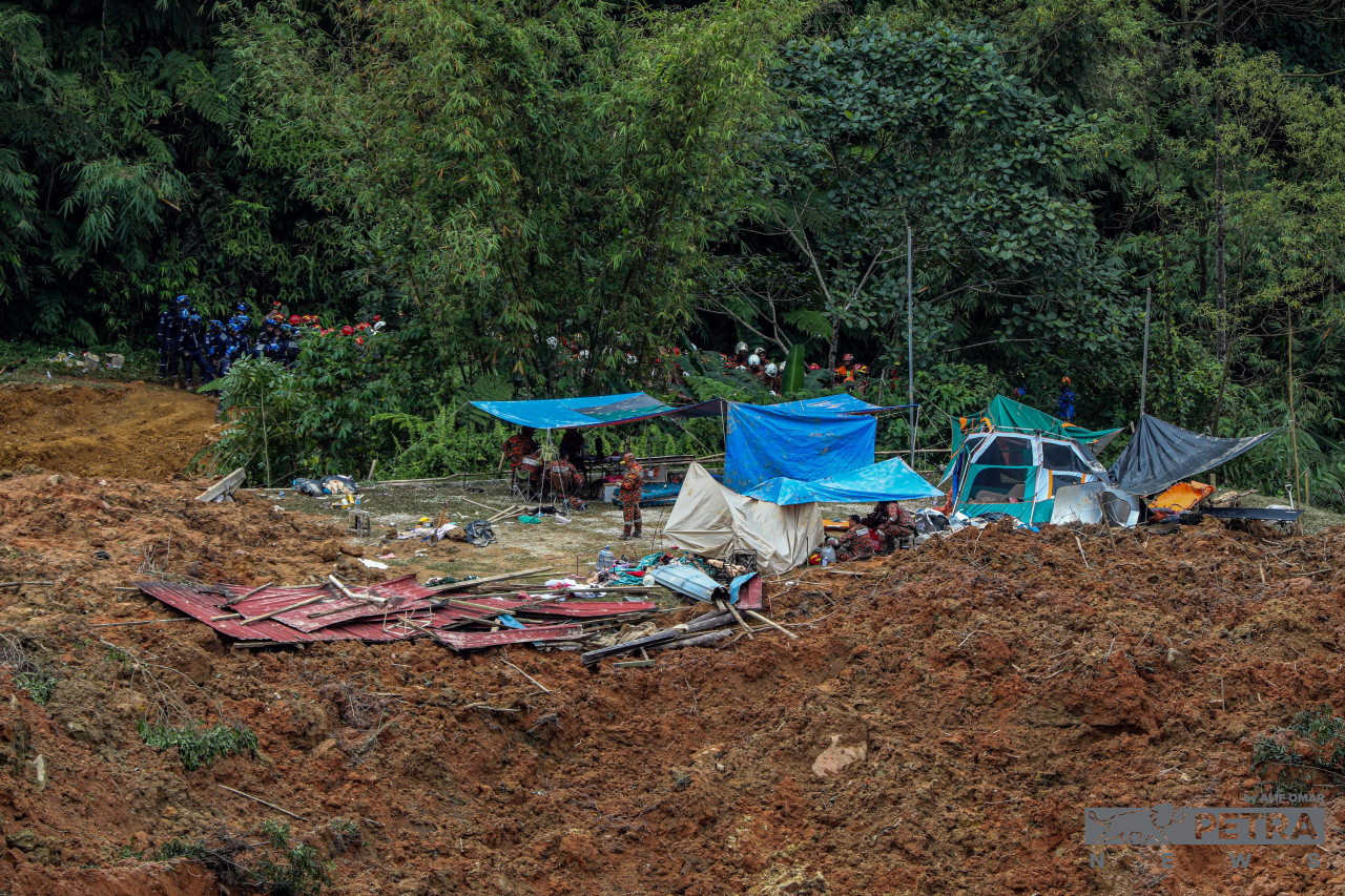 The three campsites affected have been found to be operating illegally for at least two years as they only have approvals for organic farm plans in 2019 from the Hulu Selangor Municipal Council. – ALIF OMAR/The Vibes pic, December 16, 2022