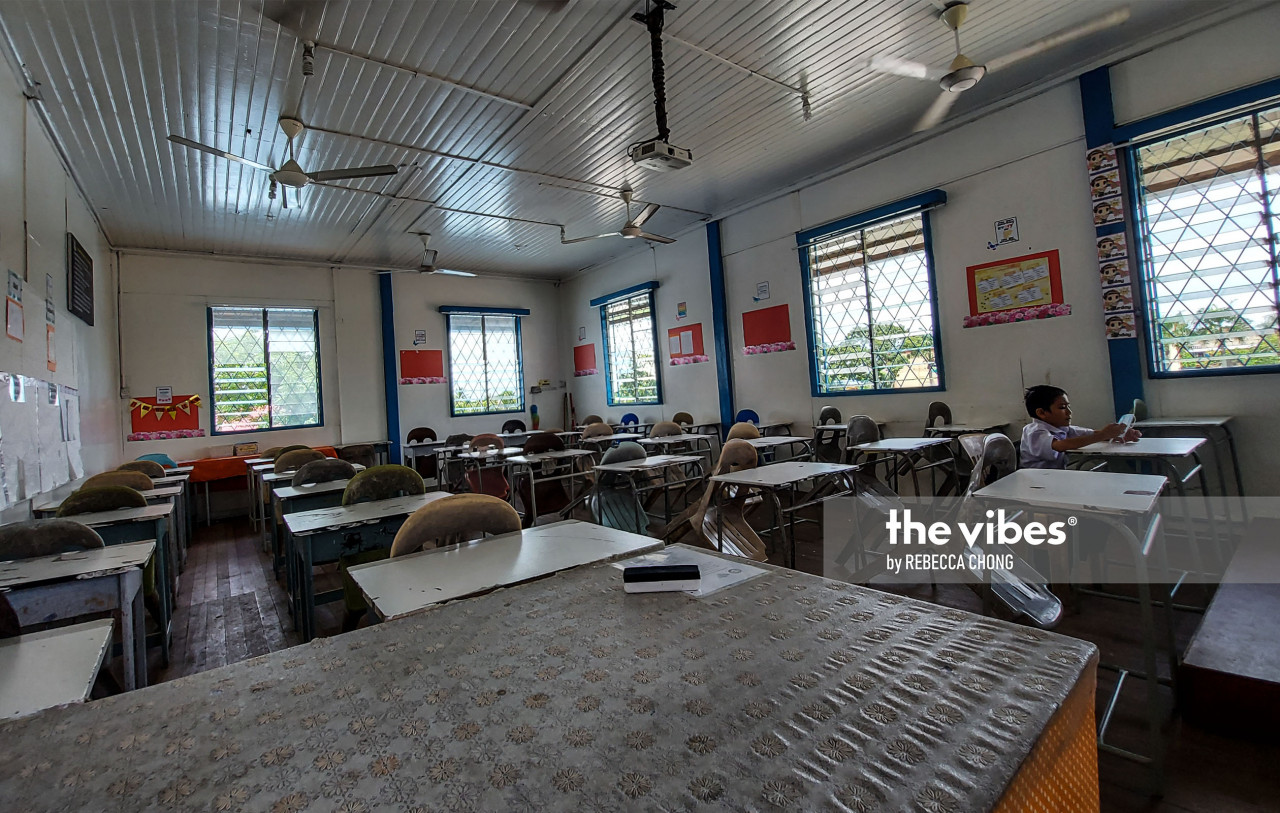 The Education Ministry has been allocated RM55.6 billion, the biggest allocation to date, compared to Budget 2022 at RM52.6 billion. This will include school reparations, restorations, upgrades, and others. – The Vibes file pic, October 7, 2022