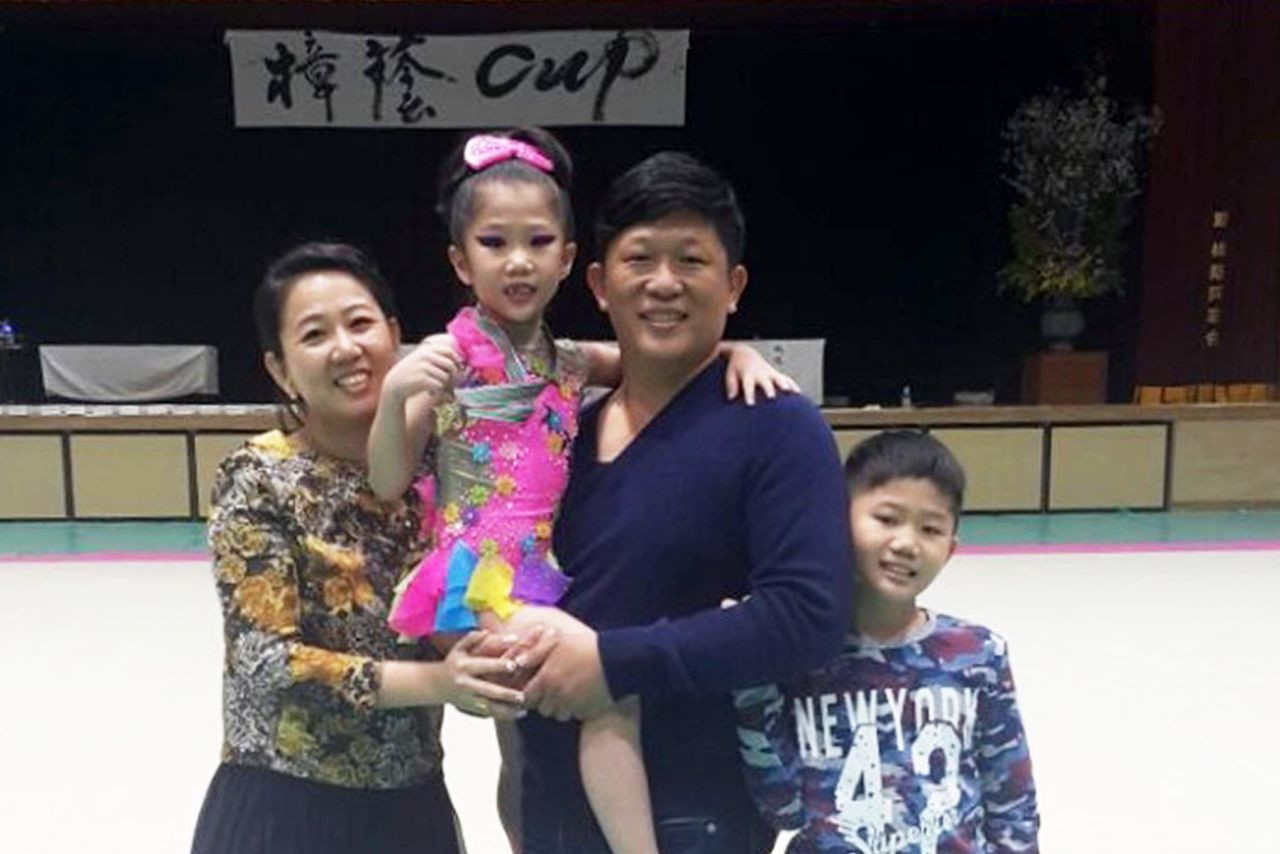 Eva Goh poses with her father Goh Boon Piu, mother Stephanie Ng Chi Yean, and brother Euan Goh Zhen Yee after she won a gold medal at the 2016 Shoin Cup. - pic courtesy of Sarina Sundara Rajah, November 9, 2022