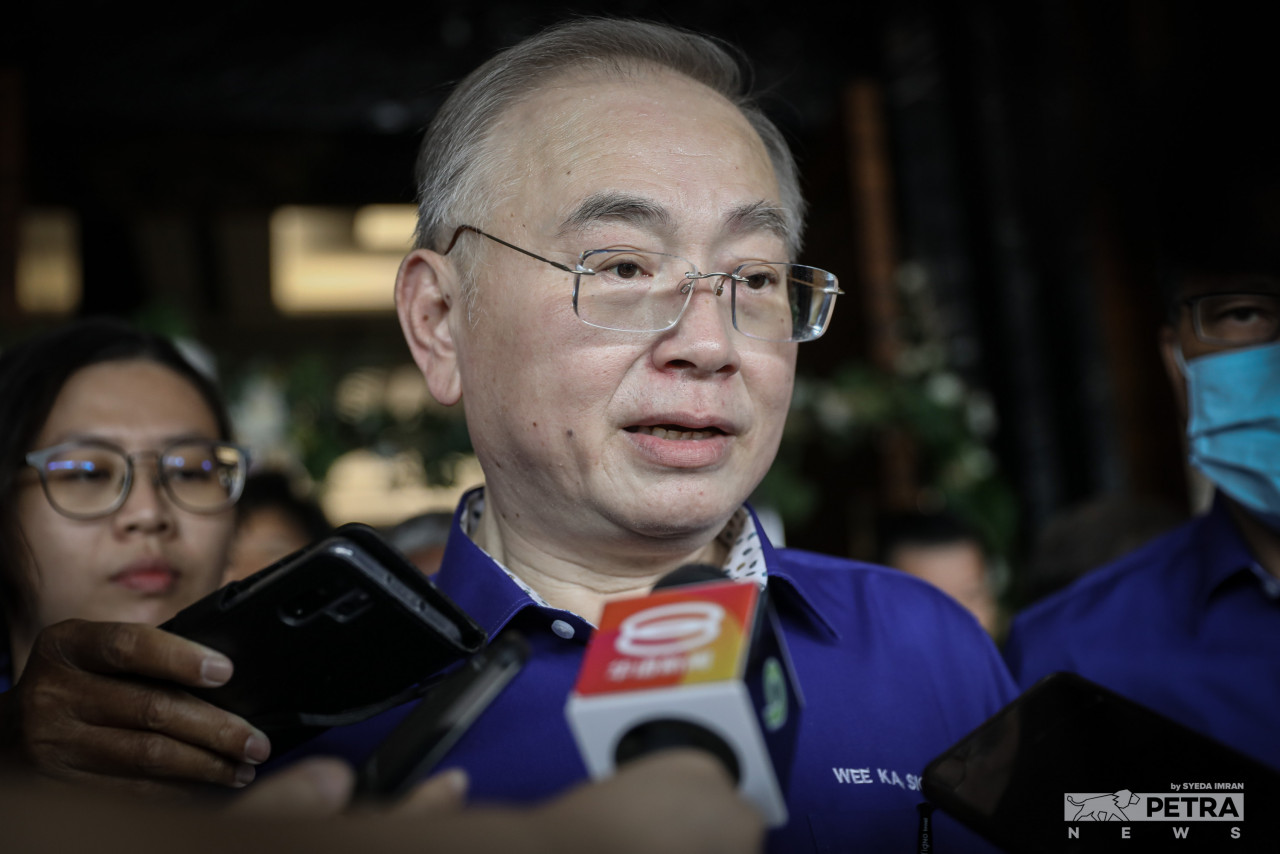 While Datuk Seri Wee Ka Siong acknowledges that dashcam recordings could be used for road safety education in the future, he opines that it should not be considered as a preventive measure from a road safety perspective. – SYEDA IMRAN/The Vibes file pic, May 14, 2023