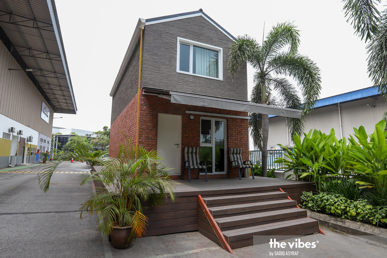 Petra Modular’s sample modular home at its Telok Gong facility in Port Klang. – SADIQ ASYRAF/The Vibes pic, March 7, 2021
