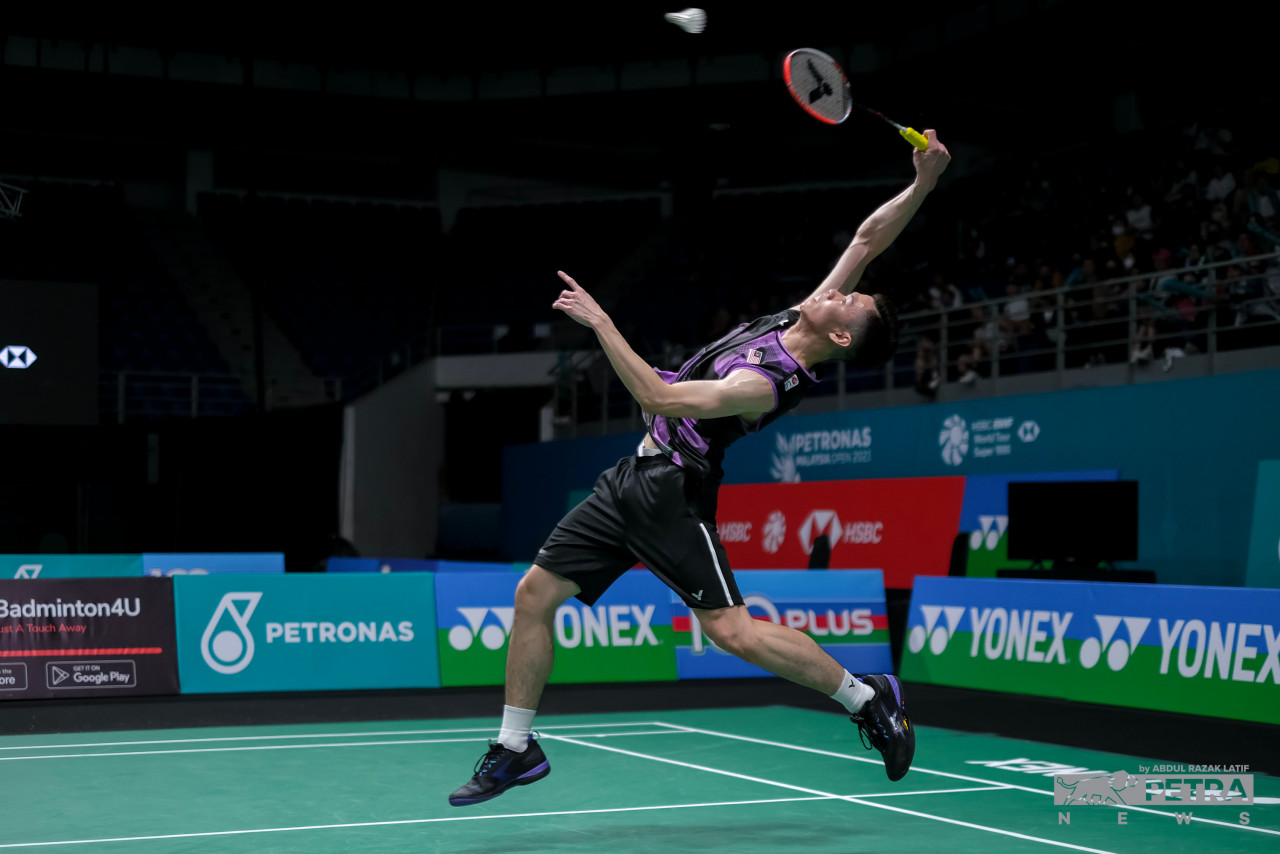 Lee Zii Jia says he feels disappointed and thinks he had tried his best. – ABDUL RAZAK LATIF/The Vibes pic, January 11, 2023