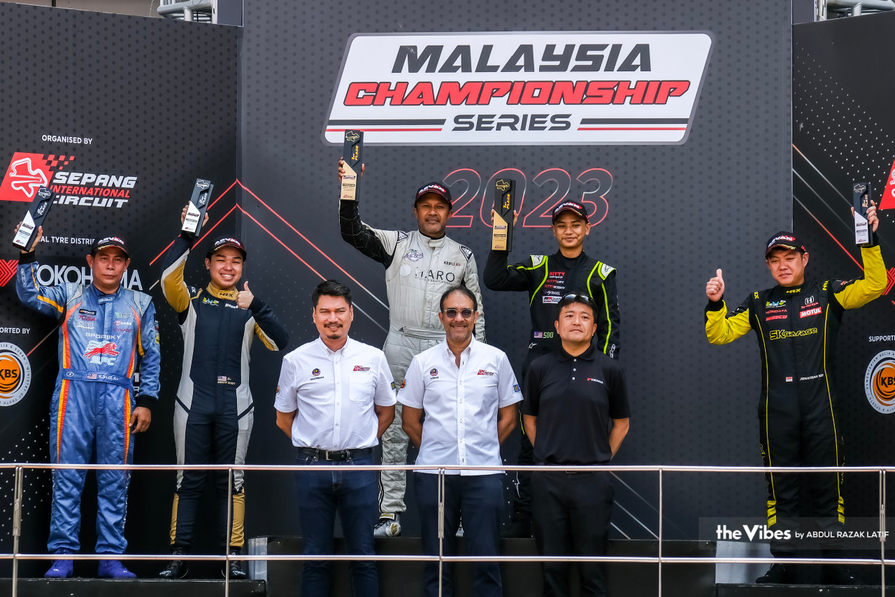 Sitty Racing’s Aiyub Azlee and Keifli Othaman win Race 2 of the 2023 Malaysia Championship Series - Round 2 at Sepang International Circuit. – ABDUL RAZAK LATIF/The Vibes pic, June 28, 2023