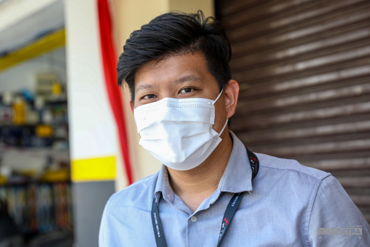 Jason Lim fears the surge in Covid-19 cases following the Melaka election, adding that it could have been postponed. – ALIF OMAR/The Vibes pic, November 14, 2021   