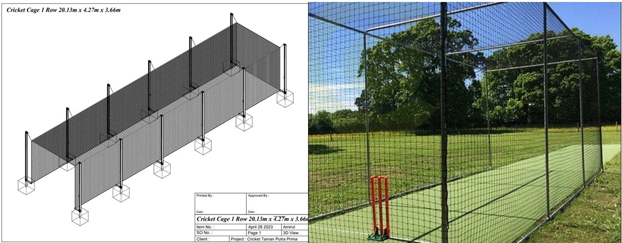 Recognising the importance of a safe training ground, Jerome Fernandez is seeking contributions to help make the cricket nets, a RM24,000 project, a reality. – The Vibes pic, June 17, 2023