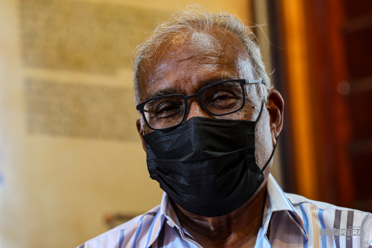 Palanee Maniam hopes those of the Chitty community who have moved out of the village will return with initiatives to help them financially, guide the youth, and give support in whichever way they think is right. – ALIF OMAR/The Vibes pic, November 17, 2021