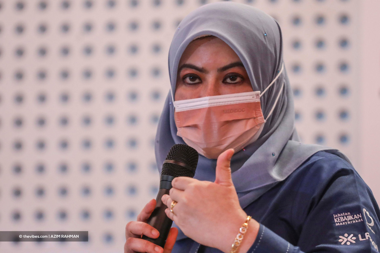 Bersatu’s Datuk Seri Rina Harun has been elected as Titiwangsa MP in the 14th general election, but her popularity has since dwindled after she departed from Pakatan Harapan. – The Vibes file pic, November 4, 2022