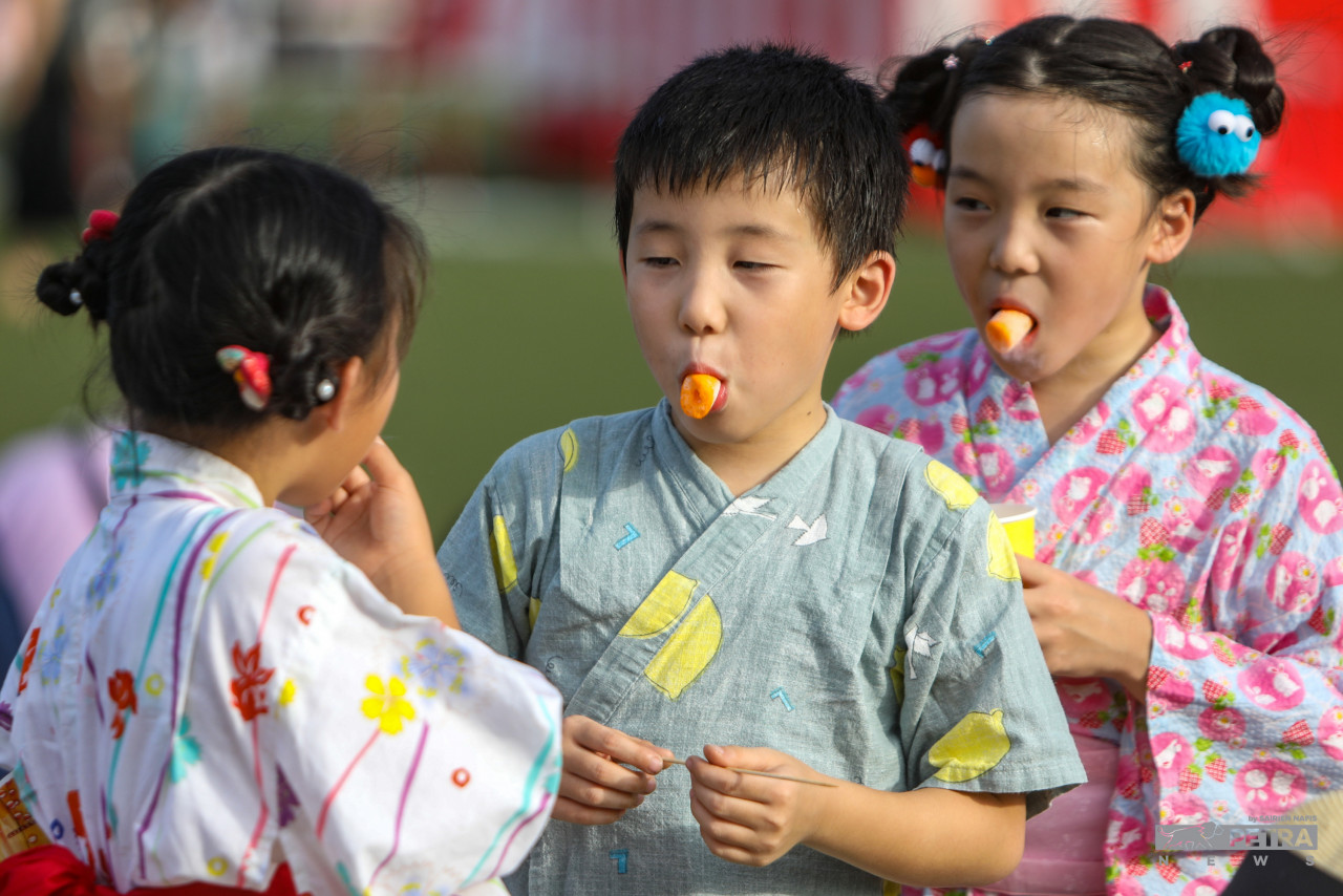 The family-friendly festival also attracts children to experience Japanese treats and delicacies while being immersed in the traditions. – SAIRIEN NAFIS/The Vibes pic, July 16, 2022