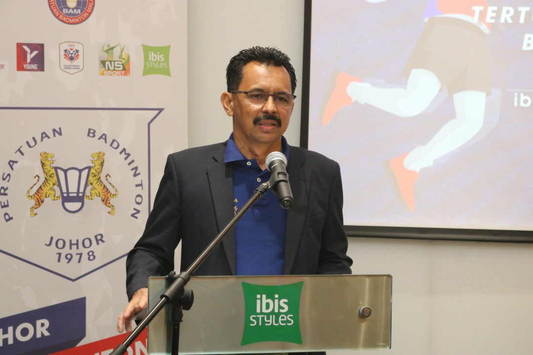  Johor Badminton Association president Mat Rasid Jahlil opines that the biennial event will be good training for whoever faces Ng Tze Yong as they will have to go up against more capable opponents in the future. – @chrisraj23 Twitter pic, September 18, 2022