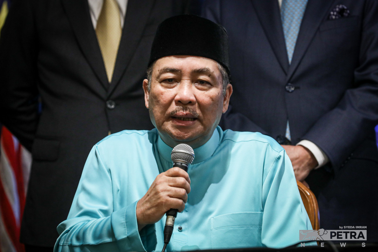 Datuk Seri Hajiji Noor has had his legitimacy as Sabah’s chief minister questioned by the state opposition. – SYEDA IMRAN/The Vibes file pic, May 22, 2023