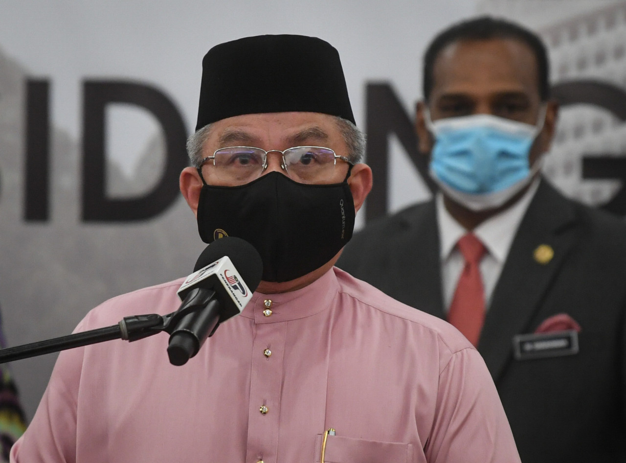 Health Minister Datuk Seri Dr Adham Baba denies any link to KJSB, and has since issued a letter of demand for a public apology from C4 Centre alongside RM30 million in damages. – Bernama pic, January 30, 2021