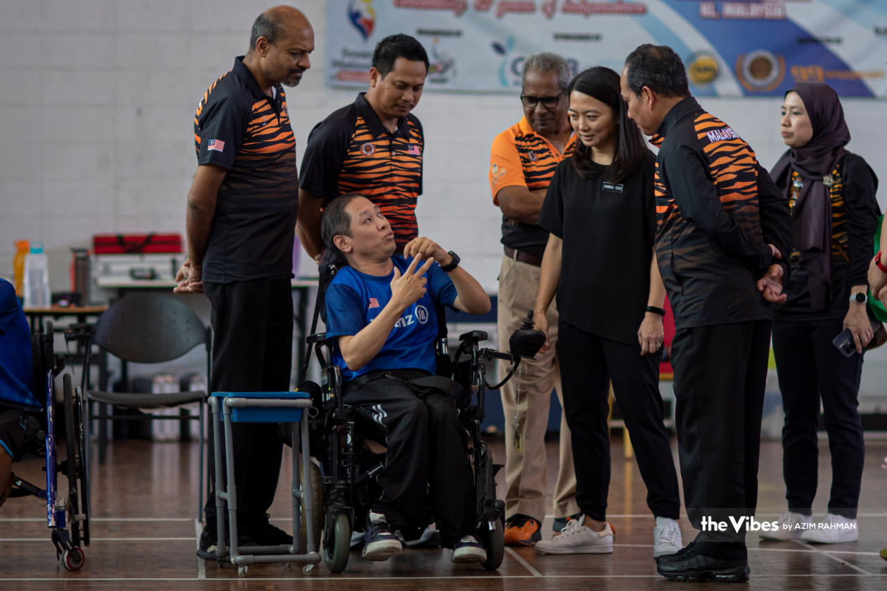 Hannah Yeoh also notes that the number of officials for the athletes is subject to the participation quota set by the organisers with the National Sports Council, while Paralympic Council Malaysia will ensure that officials with knowledge in a specific sport are given the responsibility. – AZIM RAHMAN/The Vibes pic, February 18, 2023