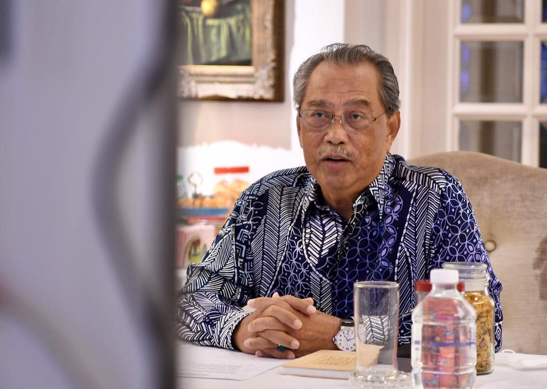 Prime Minister Tan Sri Muhyiddin Yassin reportedly told his cohorts that he will offer his resignation to the Yang di-Pertuan Agong tomorrow morning. – Facebook pic, August 15, 2021
