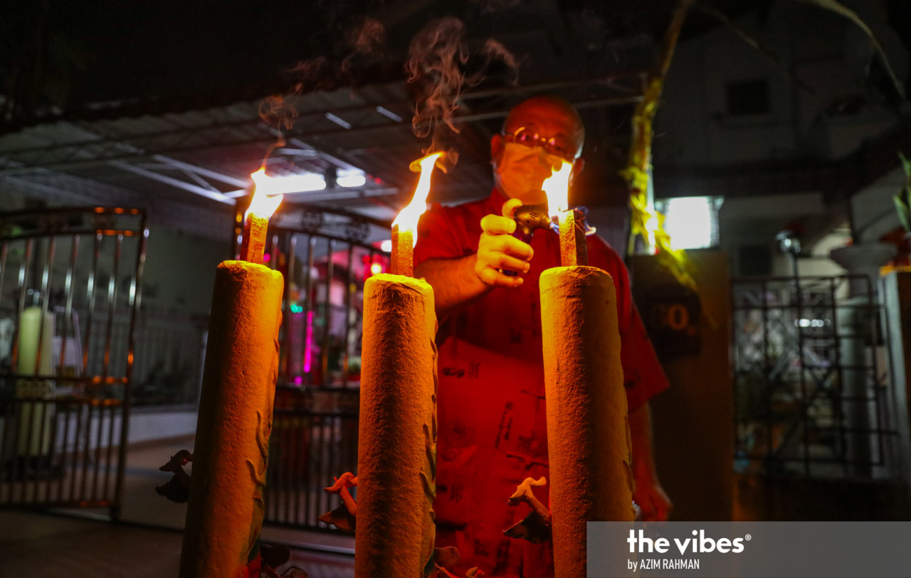 Gan See Chan and his family are keeping their celebrations modest this year due to the challenging and uncertain period. – AZIM RAHMAN/The Vibes pic, February 20, 2021