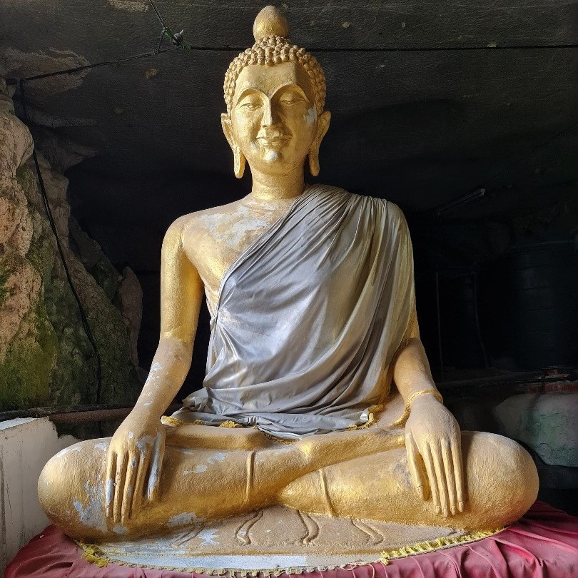 The Sakyamuni Cave Monastery claims that the temple is over a century old and hosts a one-of-a-kind golden Buddha statue. – File pic, November 12, 2021