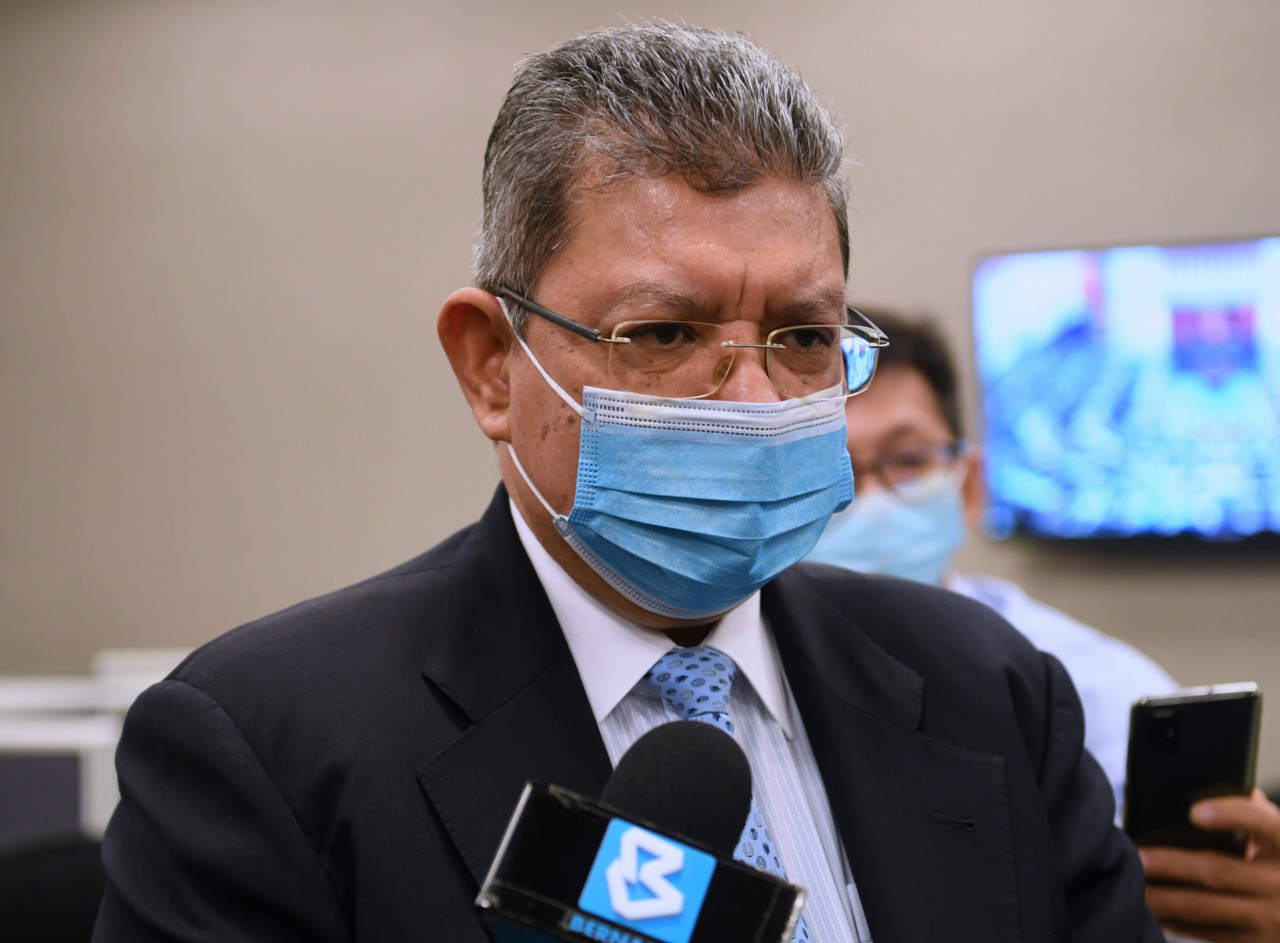 Communications and Multimedia Minister Datuk Saifuddin Abdullah says the Education Ministry should not be criticised over DidikTV as it is a new development that will have weaknesses that can be improved upon. – Bernama pic, February 21, 2021