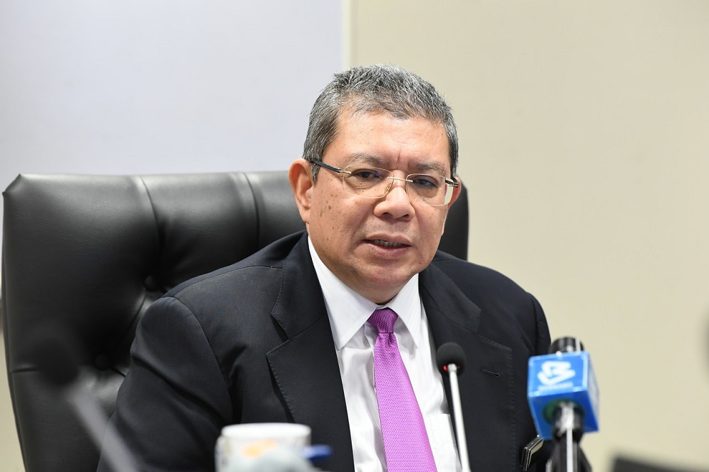 Communications and Multimedia Minister Datuk Saifuddin Abdullah is purportedly not playing his role to inform the public properly about Covid-19. – Bernama pic, July 26, 2021