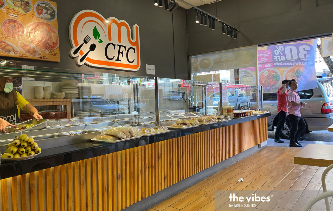 A mixed-rice shop in Kota Kinabalu, one among the now booming businesses in the capital. – The Vibes pic, March 18, 2021