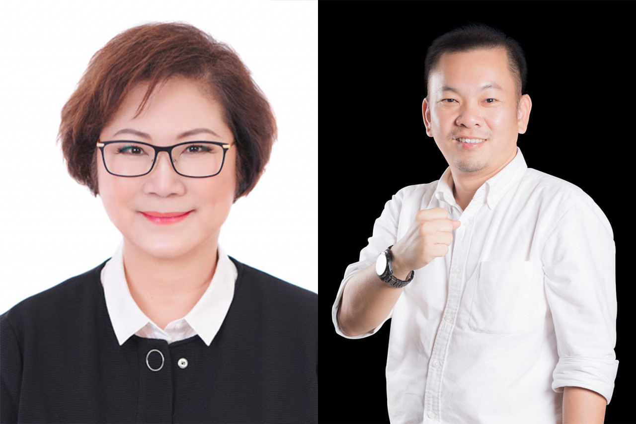 Sabah Pakatan Harapan (PH) chairperson Datuk Christina Liew (left) is the legitimate person to speak to on this choice, says Sabah DAP secretary-general Chan Foong Hin. – The Vibes file pic, April 24, 2021