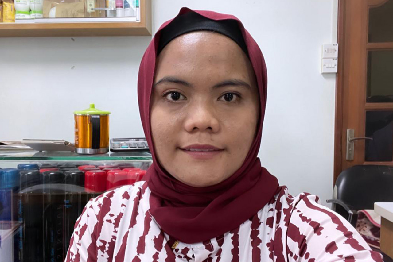 Aliza Alawi, 28, said that she was shocked to find a huge crowd at Sandakan town when she was Raya shopping today. – REBECCA CHONG/The Vibes pic, May 9, 2021