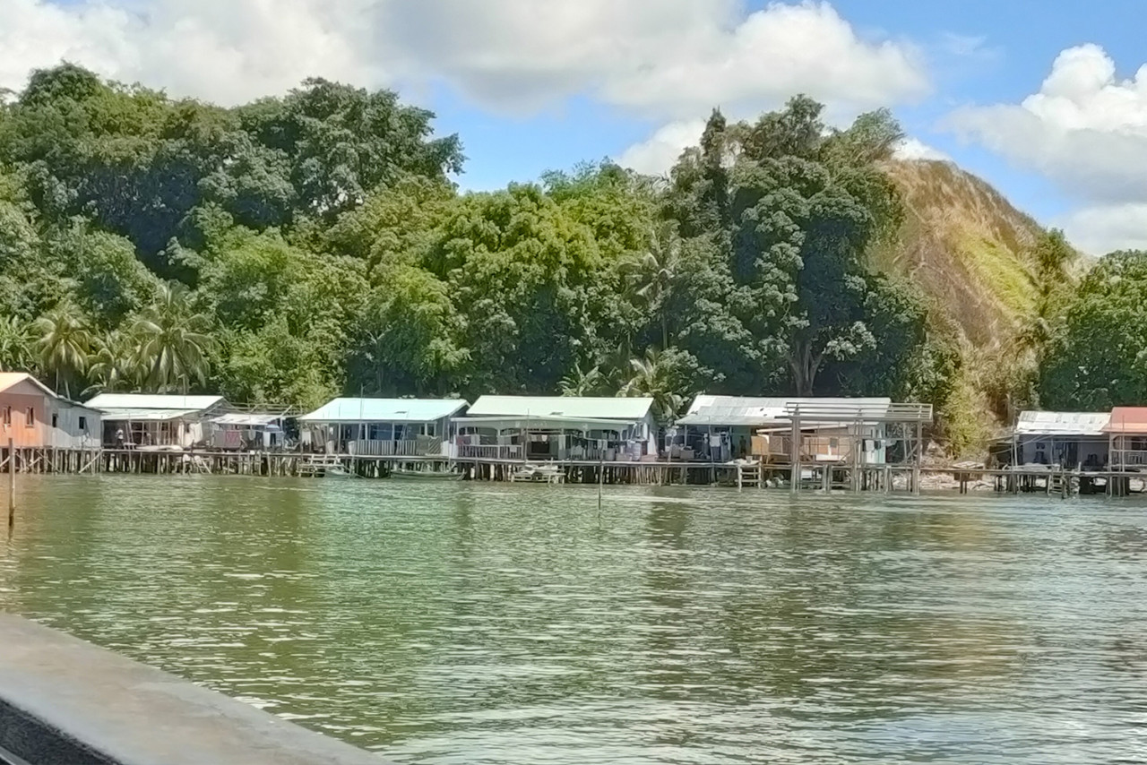 Kg Upak, one of 13 villages in island settlements in Sekong, off Sandakan. – The Vibes pic, June 20, 2021