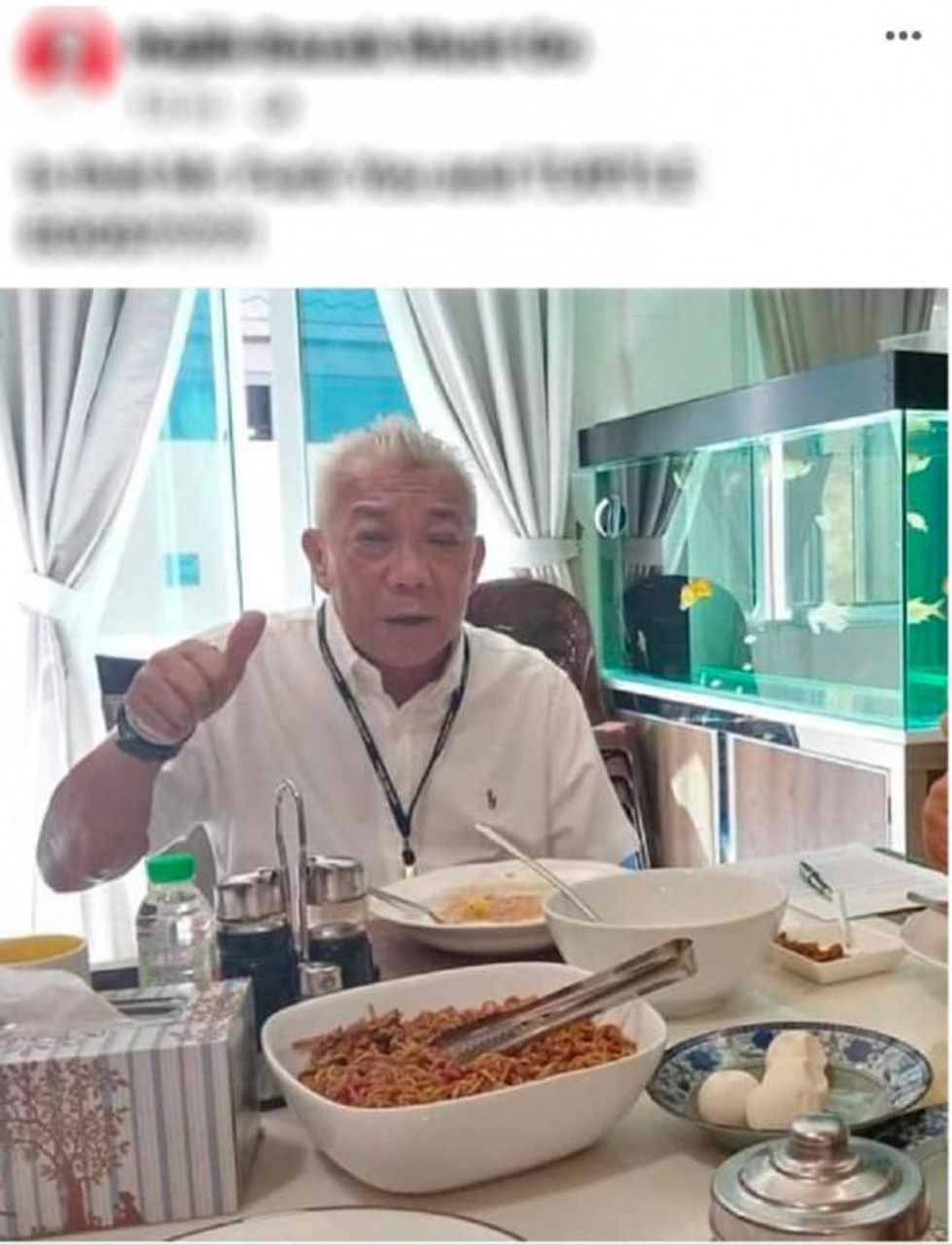 Lamag community development officer Rozamshah Ismail says this edited version was done by irresponsible parties. – Rapidcdorezo Facebook pic, June 25, 2021
