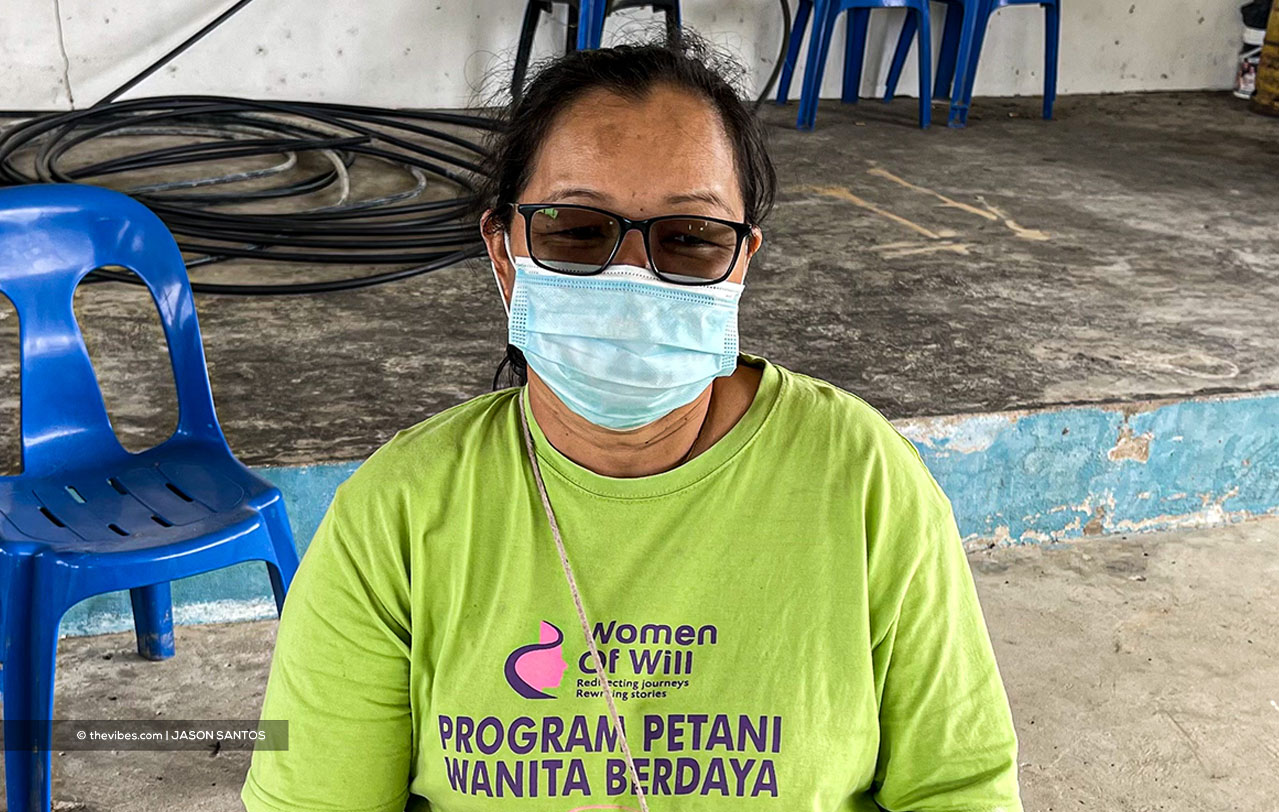 Petronella Philip, from Kg Undang Ulu, and her husband barely make enough to put food on the table for their family of seven. – JASON SANTOS/The Vibes pic, July 17, 2021