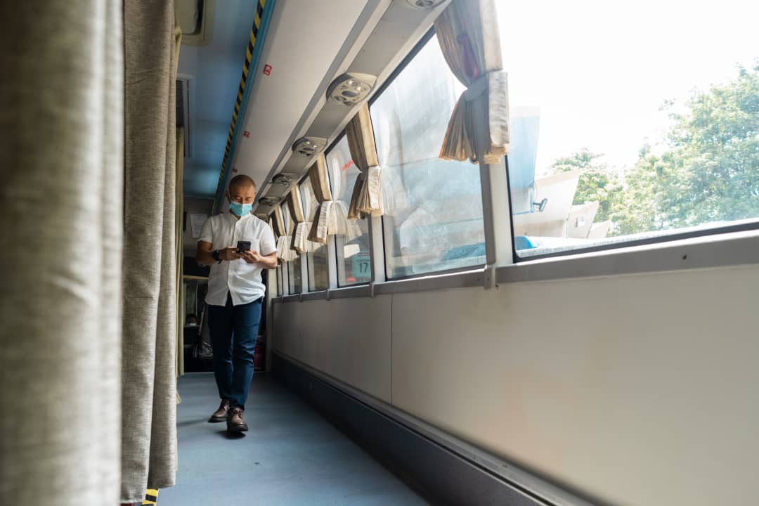 Perak’s first mobile PPV is fully air-conditioned and has an atmospheric air-flushing system to ensure sterilised ventilation. – File pic, August 5, 2021